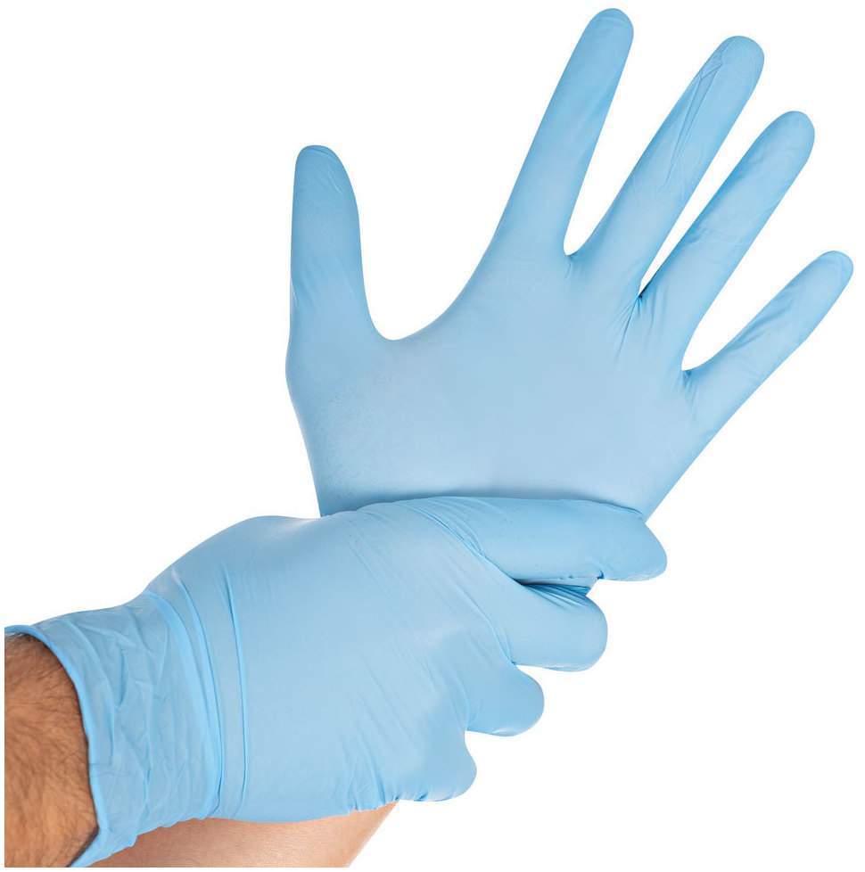 Nitrilhandschuhe Safe Light XL hellblau, Puderfrei
