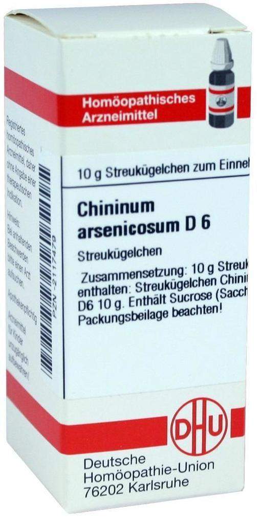 Dhu Chininum Arsenicosum D6 Globuli