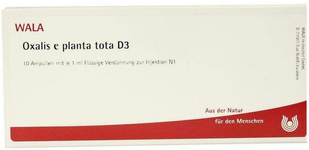 Wala Oxalis E Planta Tota D3 10 X 1 ml Ampullen