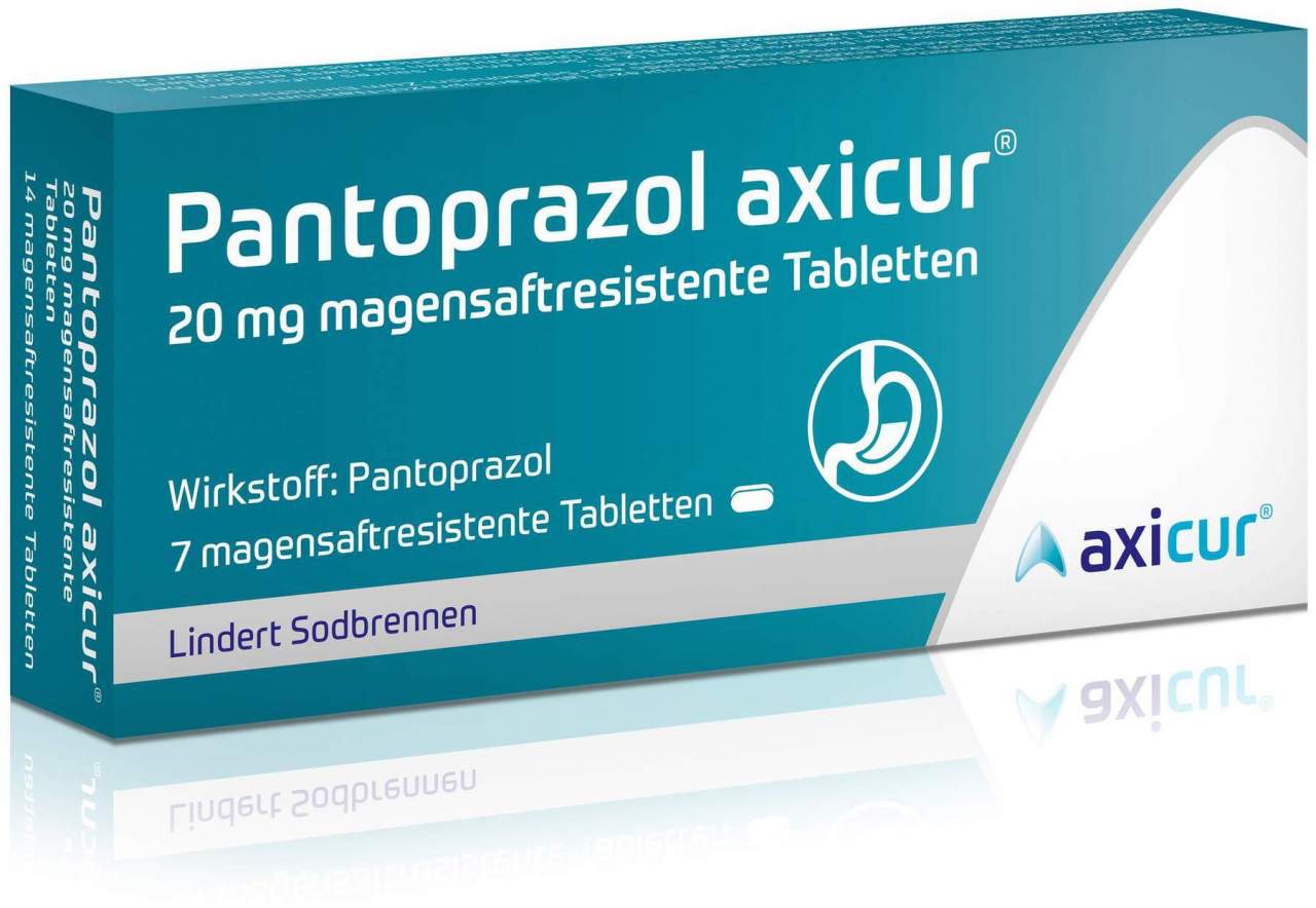 Pantoprazol Axicur 20 mg 7 Magensaftresistente Tabletten