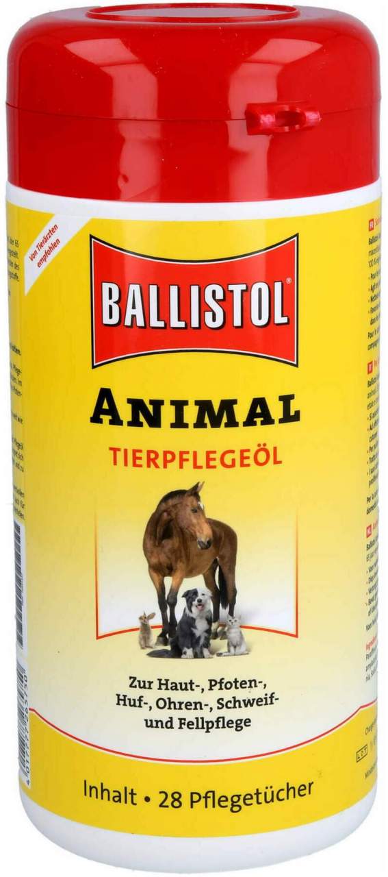 Ballistol Animal Pflegetücher Spenderbox vet. 28 Stück