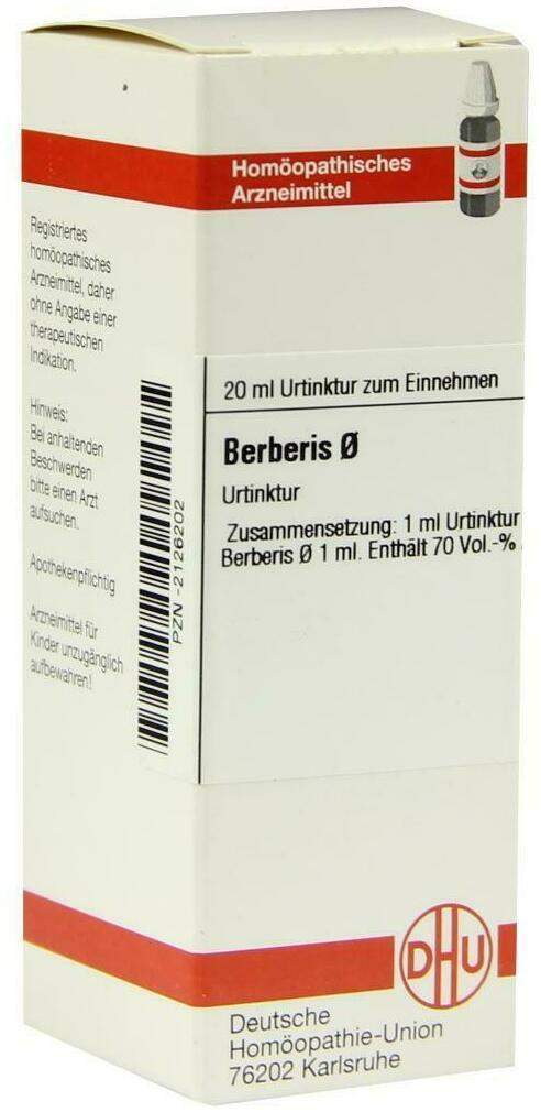 Dhu Berberis Urtinktur = D1 20 ml Dilution