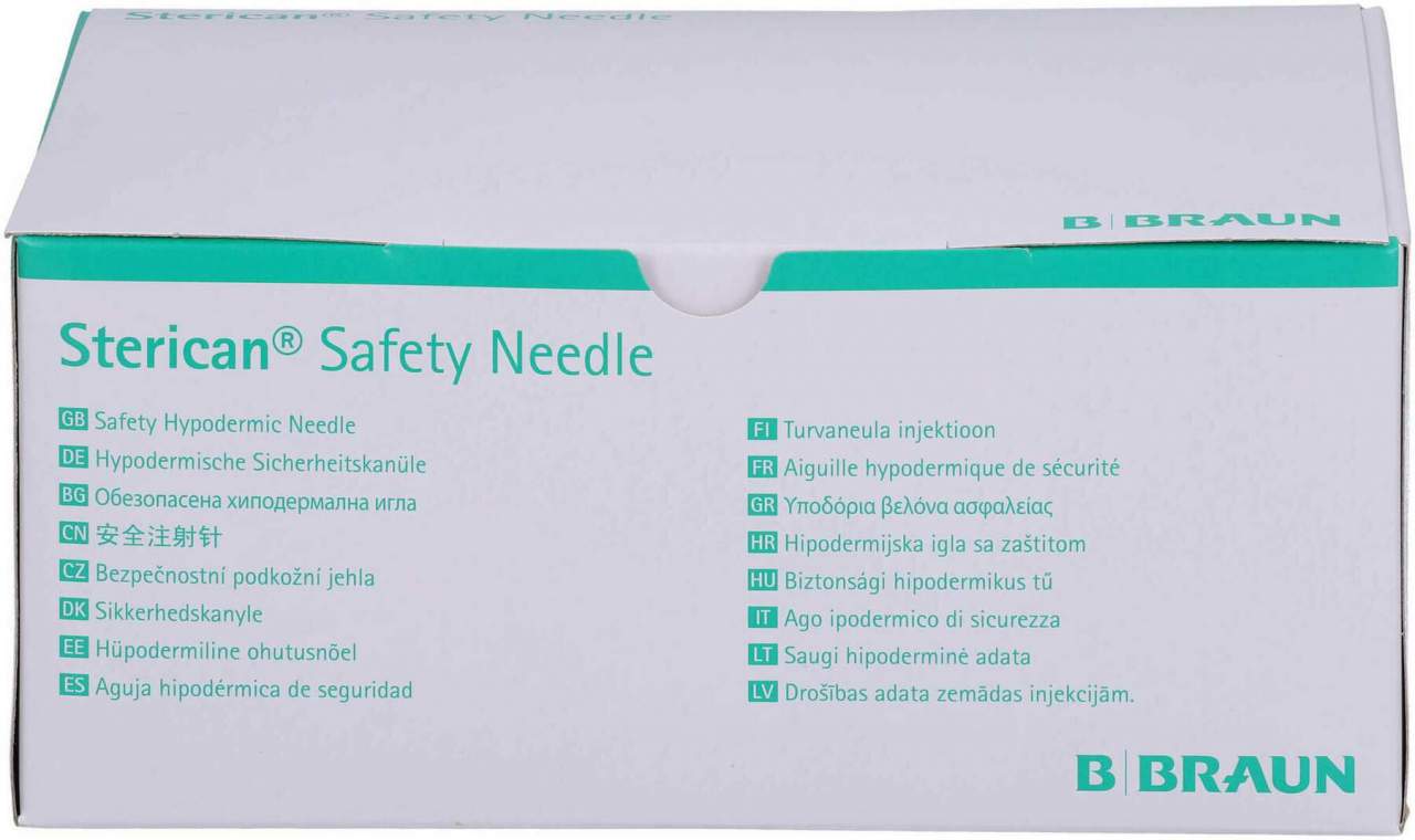 Sterican Safety Kanülen 30 G X 1 2 0,3 X 13 mm 100 Stück