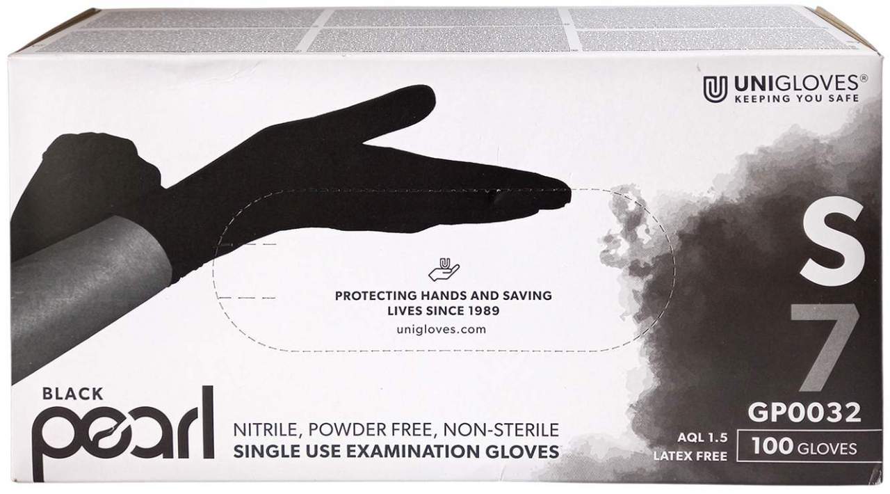 Handschuhe Einmal Nitril S Schwarz