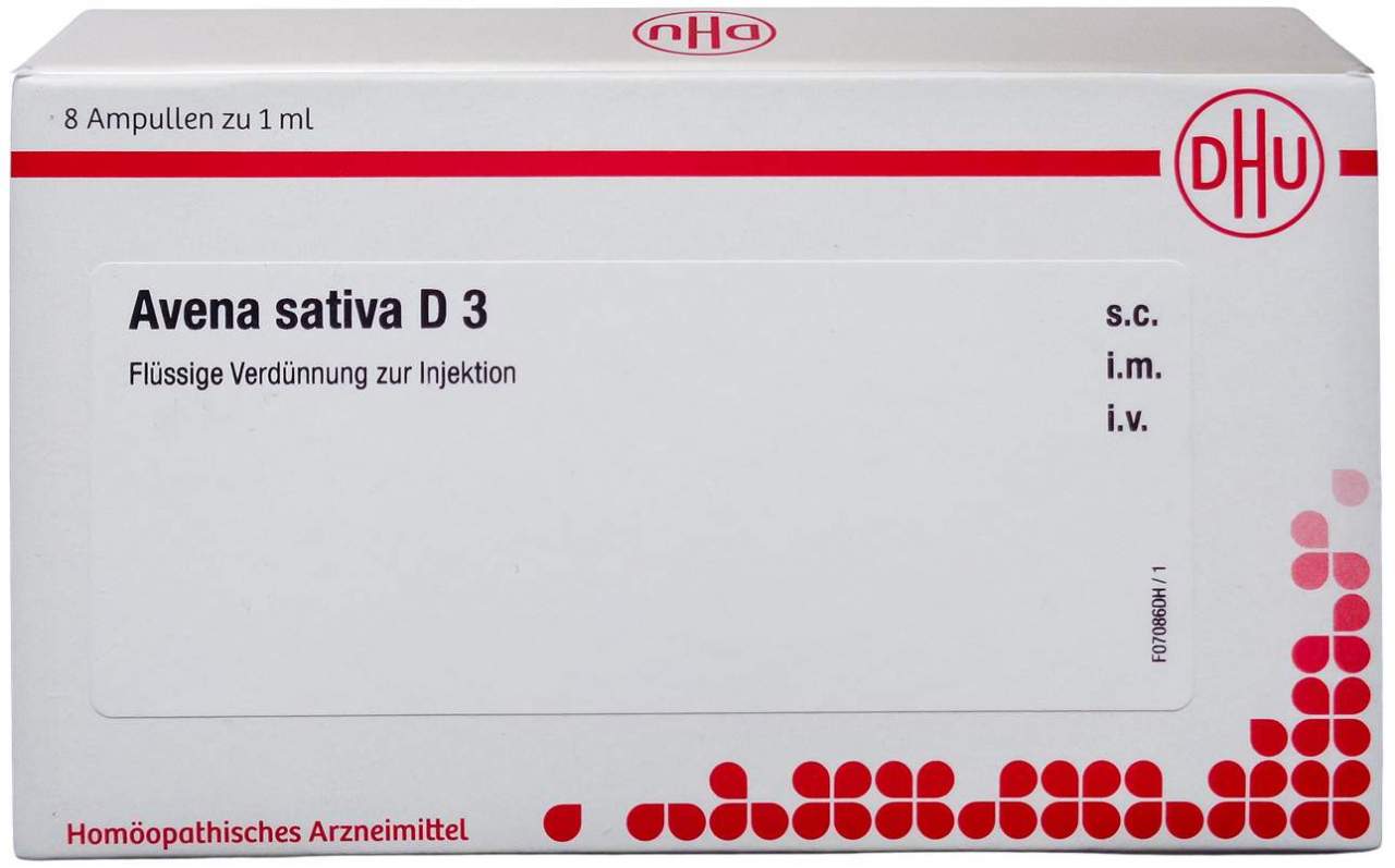 Dhu Avena Sativa D3 Ampullen 8 X 1 ml