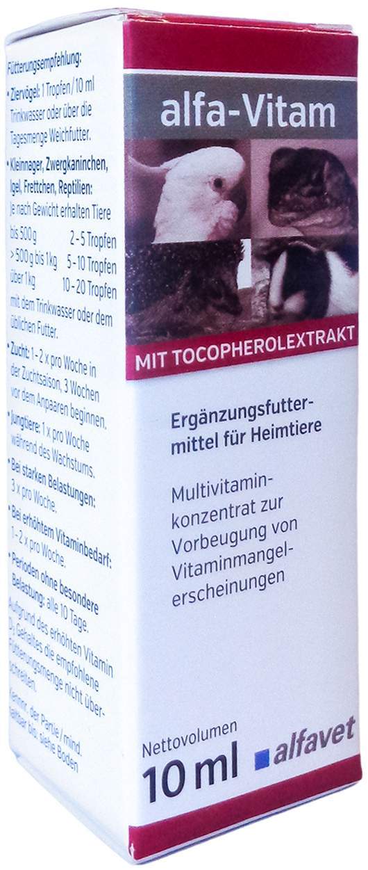 Alfa-Vitam Tropfen F. Heimtiere 10 ml