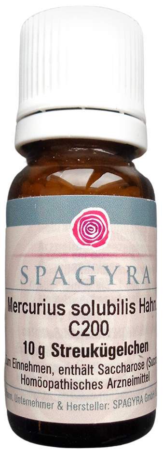 Mercurius Solubilis Hahnemanni C 200 Globuli 10 G