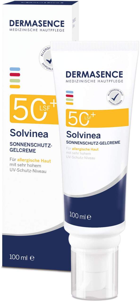 Dermasence Solvinea Sonnenschutz Gelcreme Lsf 50+ 100 ml
