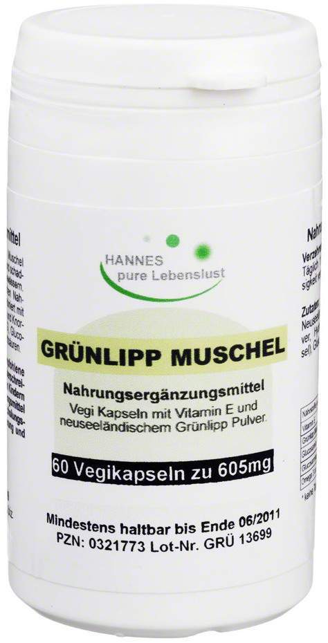 Grünlipp Muschel Kapseln