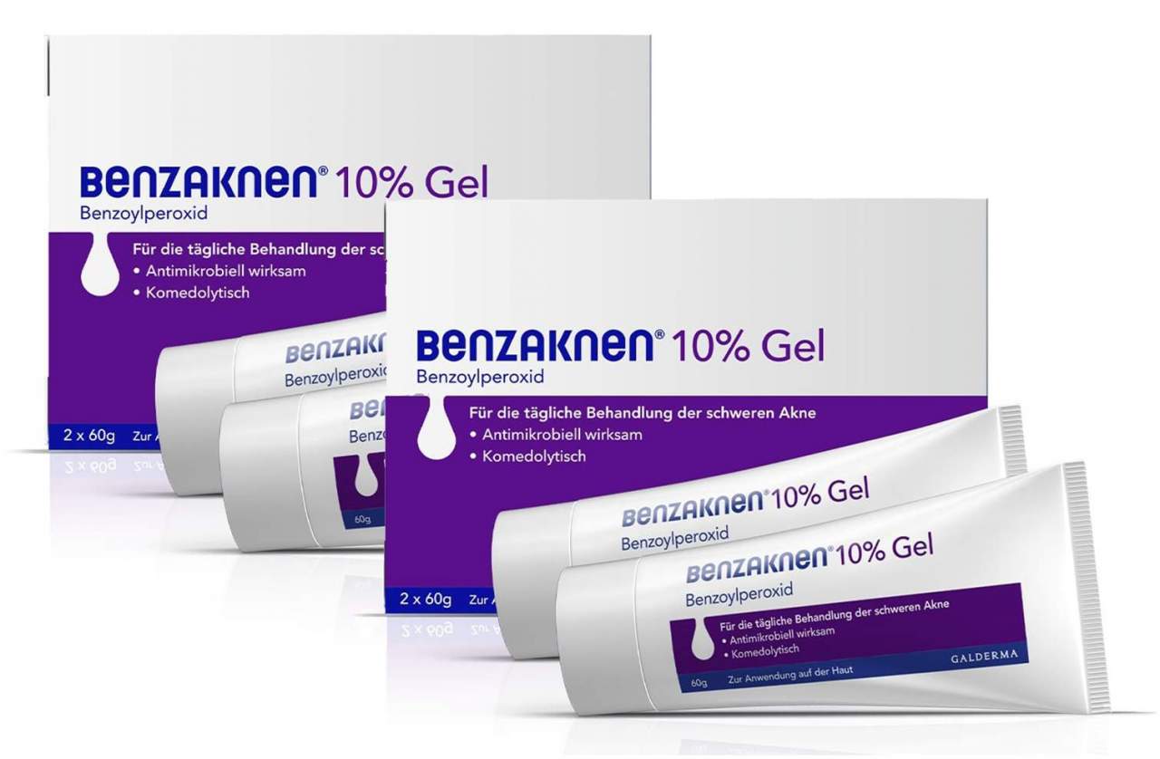 Benzaknen 10% Gel 4 x 60 g