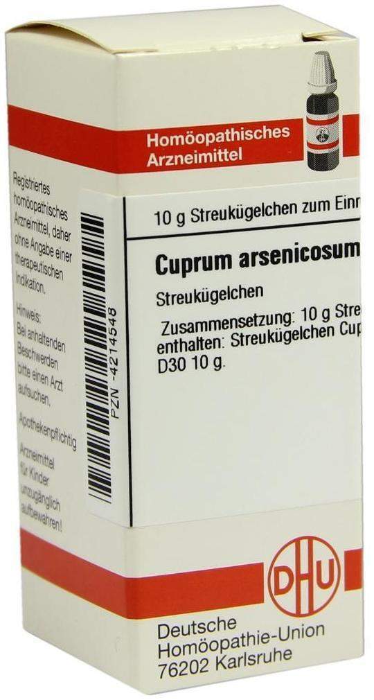 Dhu Cuprum Arsenicosum D30 Globuli