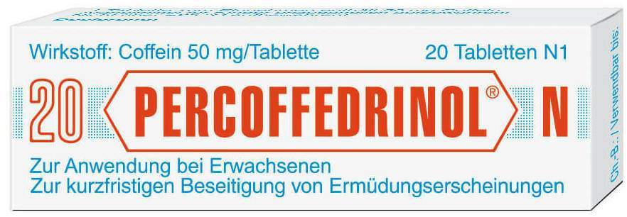 Percoffedrinol N 20 Tabletten