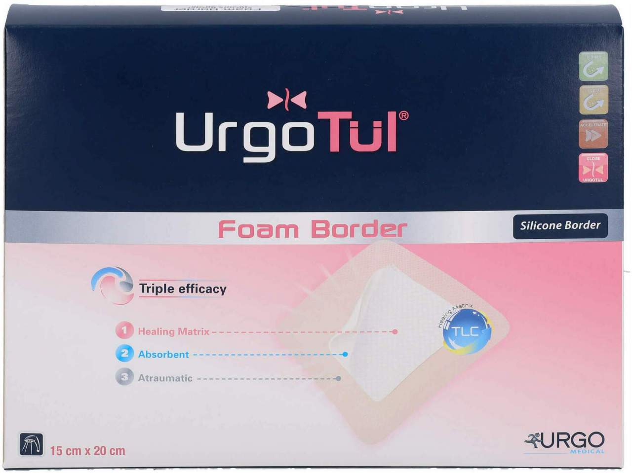 Urgotül Foam Border 15x20 cm Verband