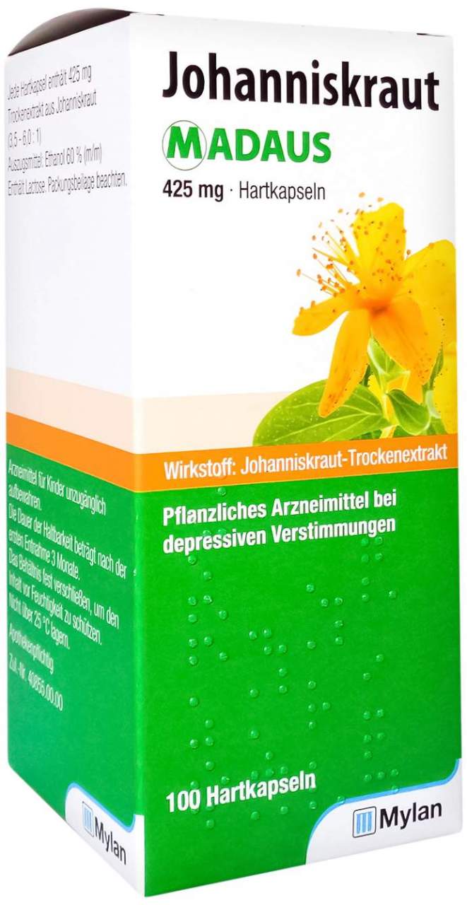 Johanniskraut Madaus 425 mg 100 Kapseln