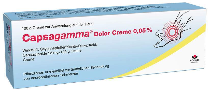 Capsagamma Dolor 100 G Creme 0,05%
