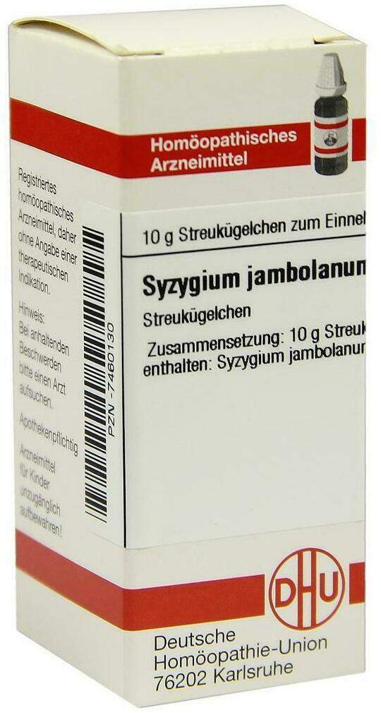 Dhu Syzygium Jambolanum D2 10 G Globuli