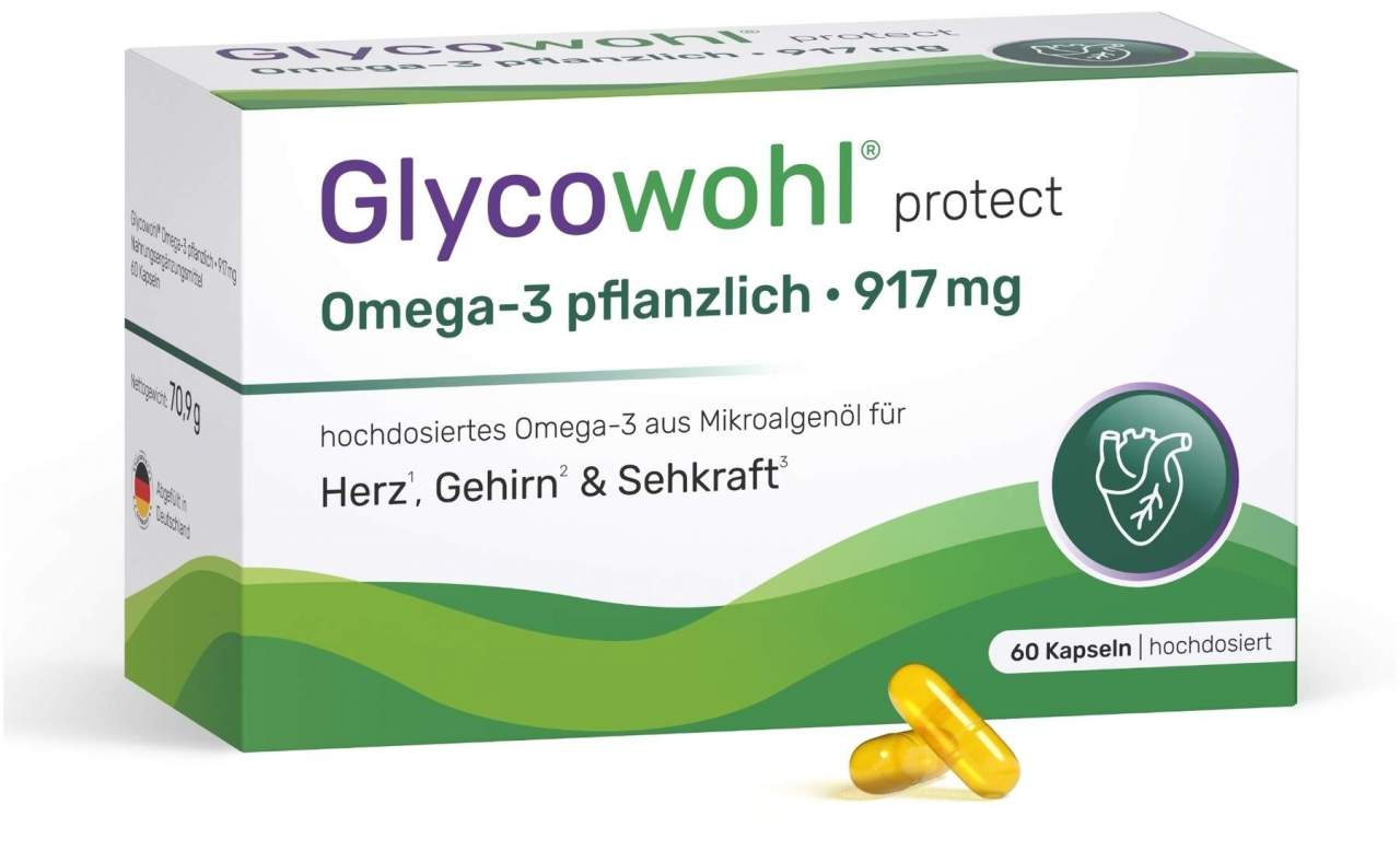 Glycowohl Omega -3 Kapseln 917 mg 60 Stück