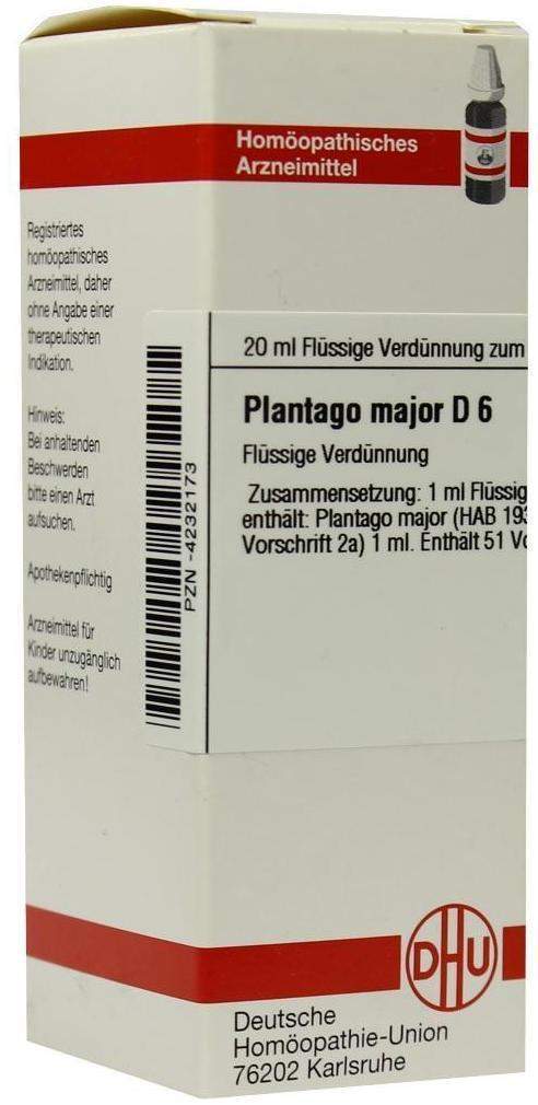 Dhu Plantago Major D6 Dilution