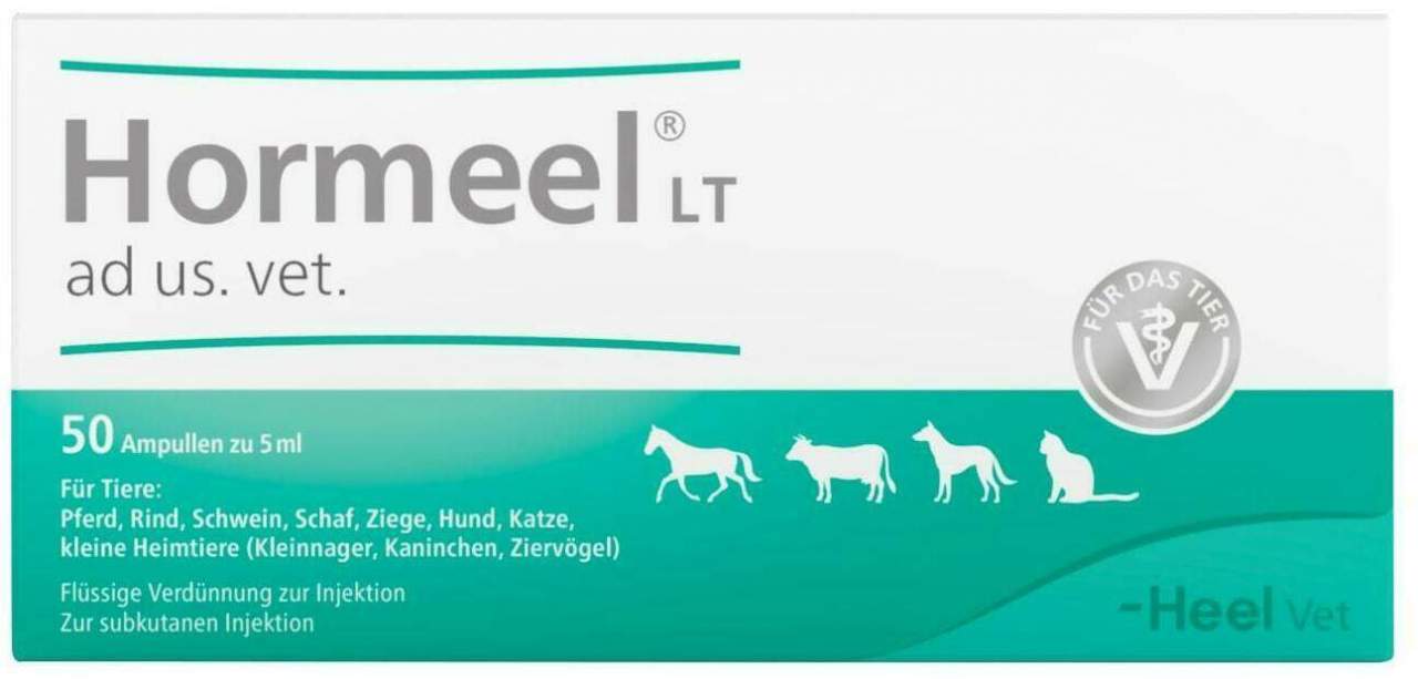 Hormeel Lt Ad Us. vet. 50 X 5 ml Ampullen