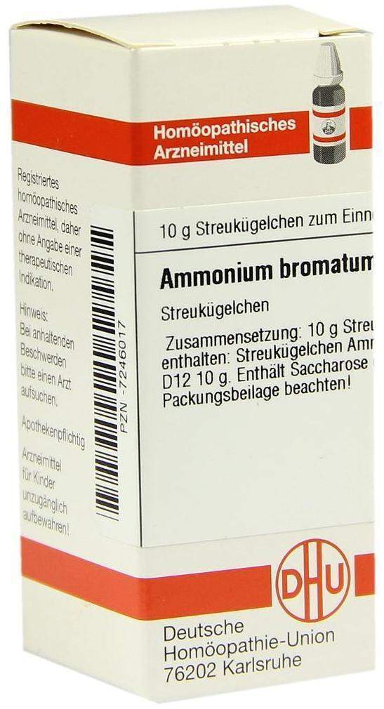 Dhu Ammonium Bromatum D12 10 G Globuli
