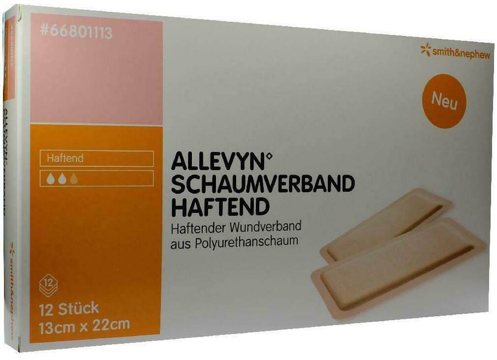Allevyn Schaumverband 13x22cm Haftend