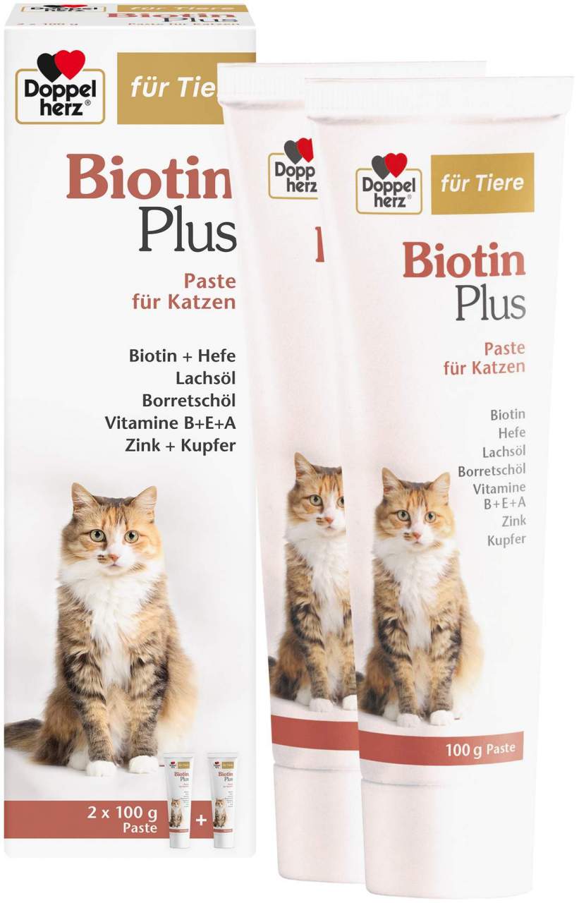 Doppelherz Für Tiere Biotin Plus Paste Für Katzen 200 G