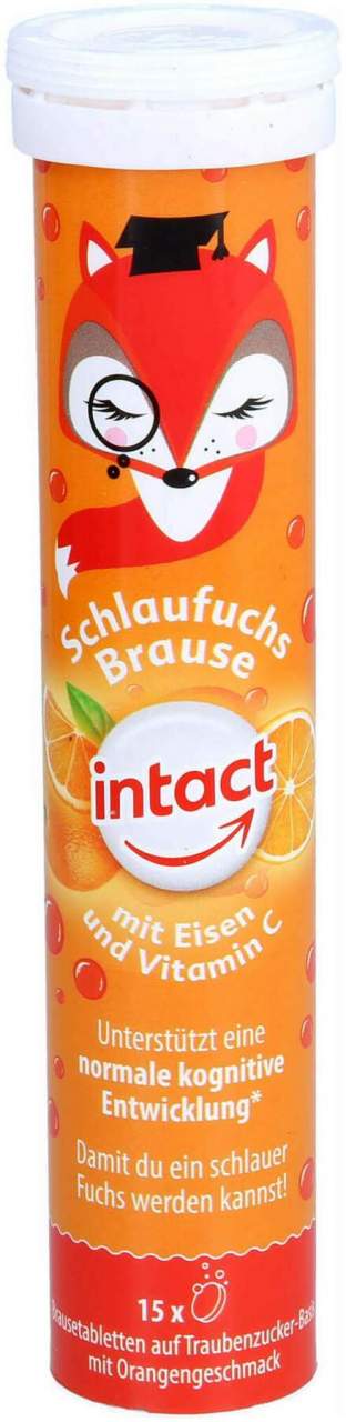 Intact Schlaufuchs Brausetabletten M.Eisen 15 Stück