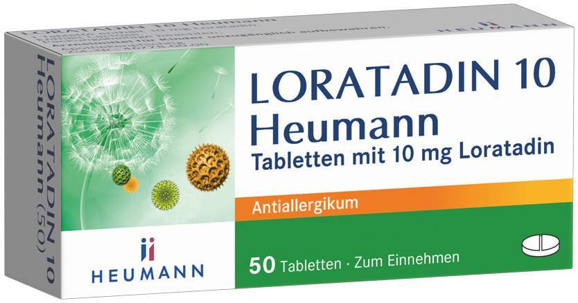 Loratadin 10 Heumann 50 Tabletten