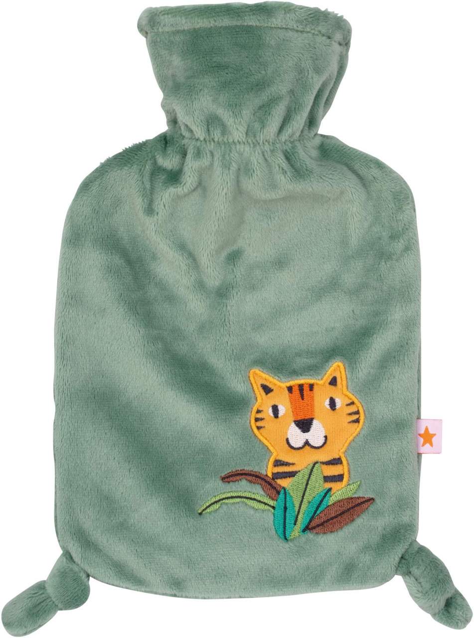 Wärmflasche mit Flauschbezug Tiger Timba