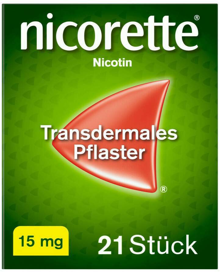 Nicorette TX-Pflaster 15 mg 21 Stück