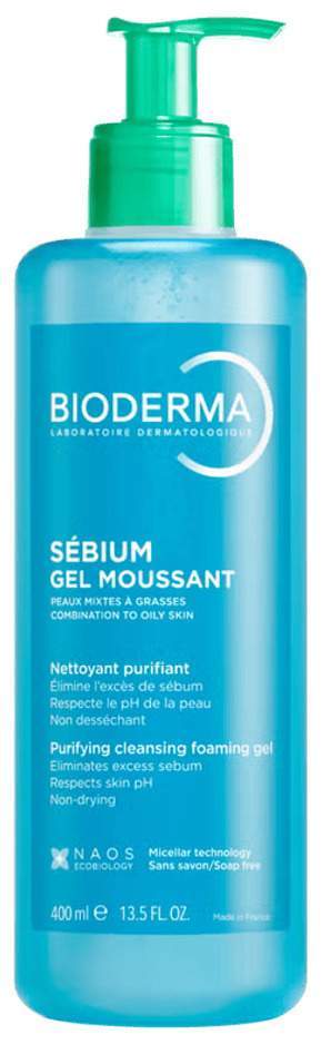 BIODERMA Sebium Gel Moussant Reinigungsgel 400 ml