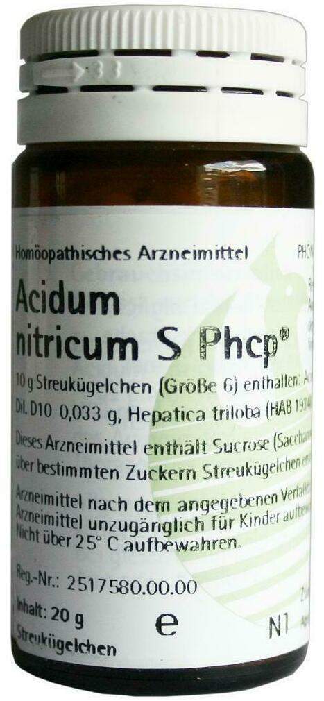 Acidum Nitricum S Phcp 20 G Globuli