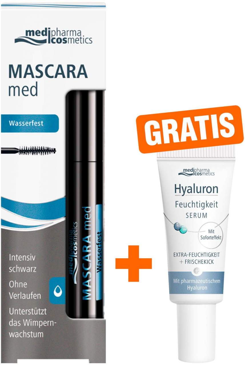 medipharma cosmetics Mascara med wasserfest 5 ml