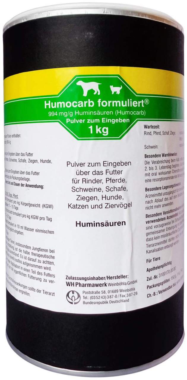 Humocarb Formuliert Pulver Vet 1 KG