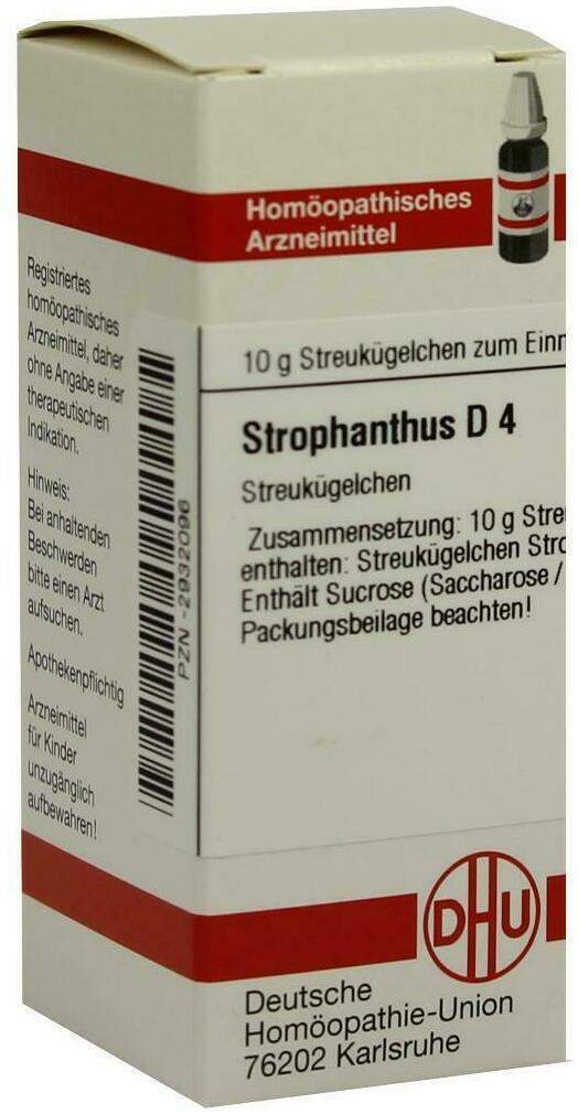Dhu Strophanthus D4 10 G Globuli
