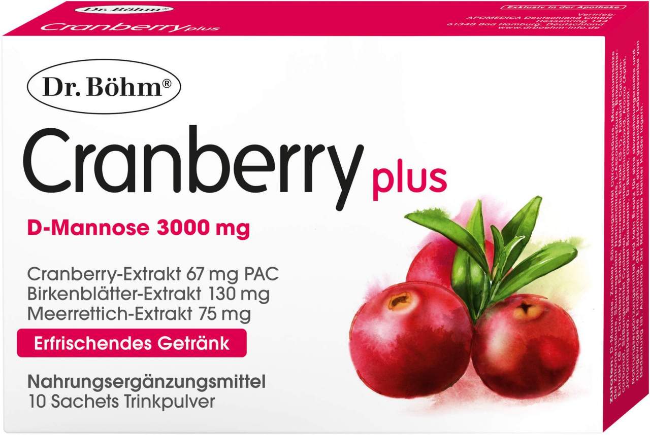 Dr. Böhm Cranberry Plus Granulat 10 Sachets