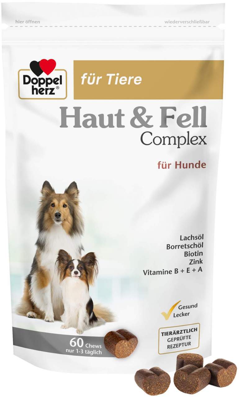 Doppelherz Haut & Fell Complex Für Hunde 60 Chews