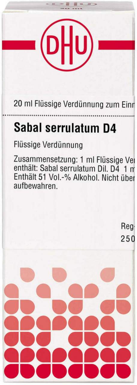 Dhu Sabal Serrulatum D4 Dilution 20 ml