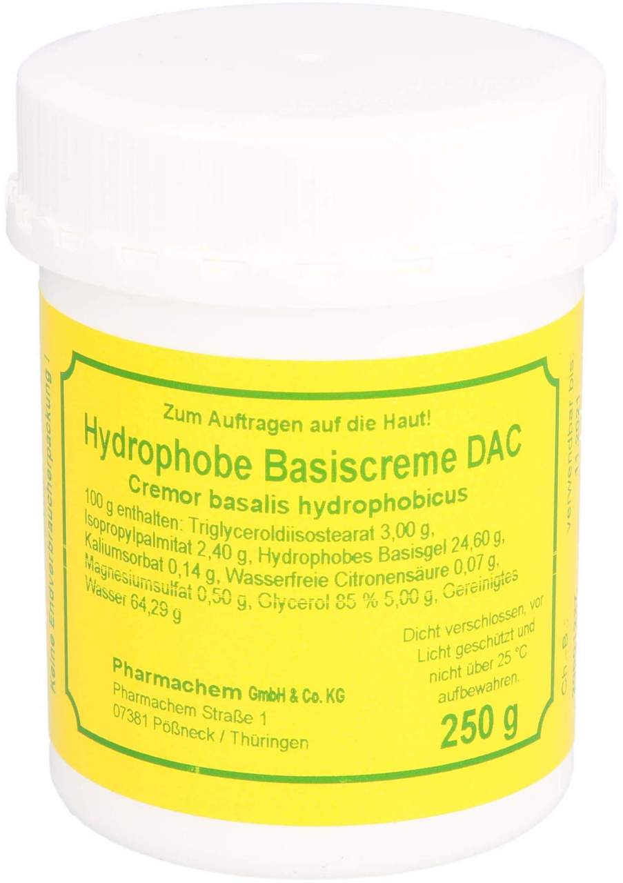 Hydrophobe Basiscreme Dac 250 G