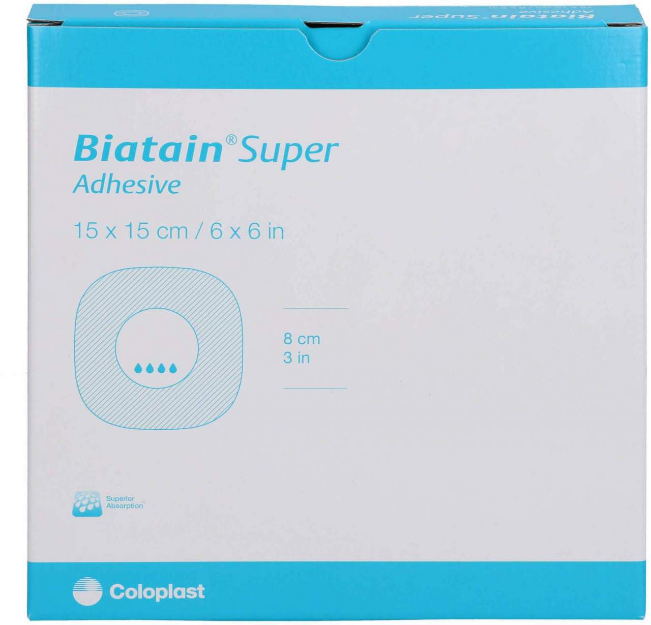 Biatain Super Selbst-Haftend Superabs.15x15 cm