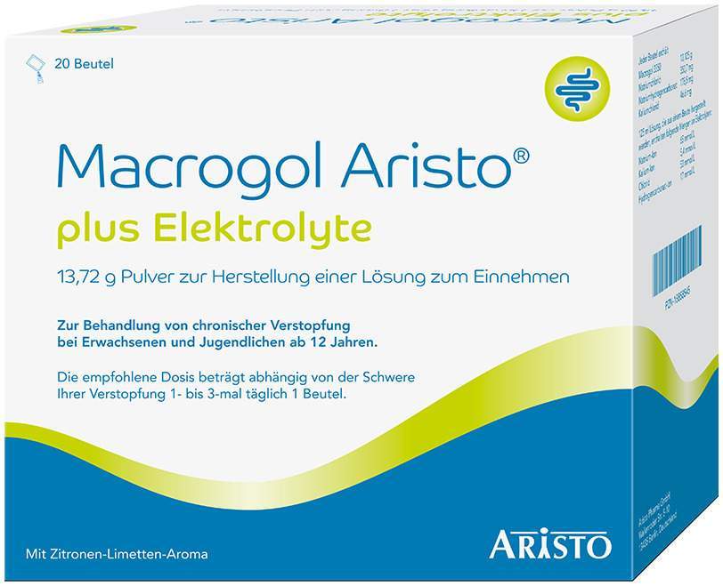 Macrogol Aristo Plus Elektrolyte 20 Beutel