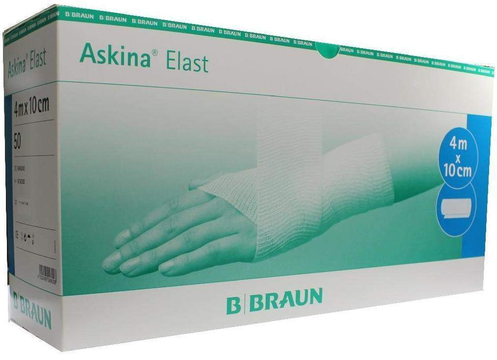 Askina Elast Binde 4 M X 10 cm Lose 50 Binden