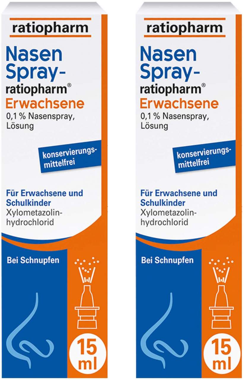 NasenSpray-ratiopharm Erwachsene 2 x 15 ml
