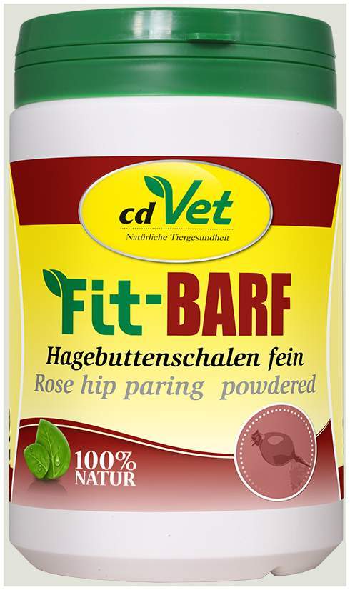 Fit Barf Hagebuttenschalen Fein Für Hunde 500 G Pulver