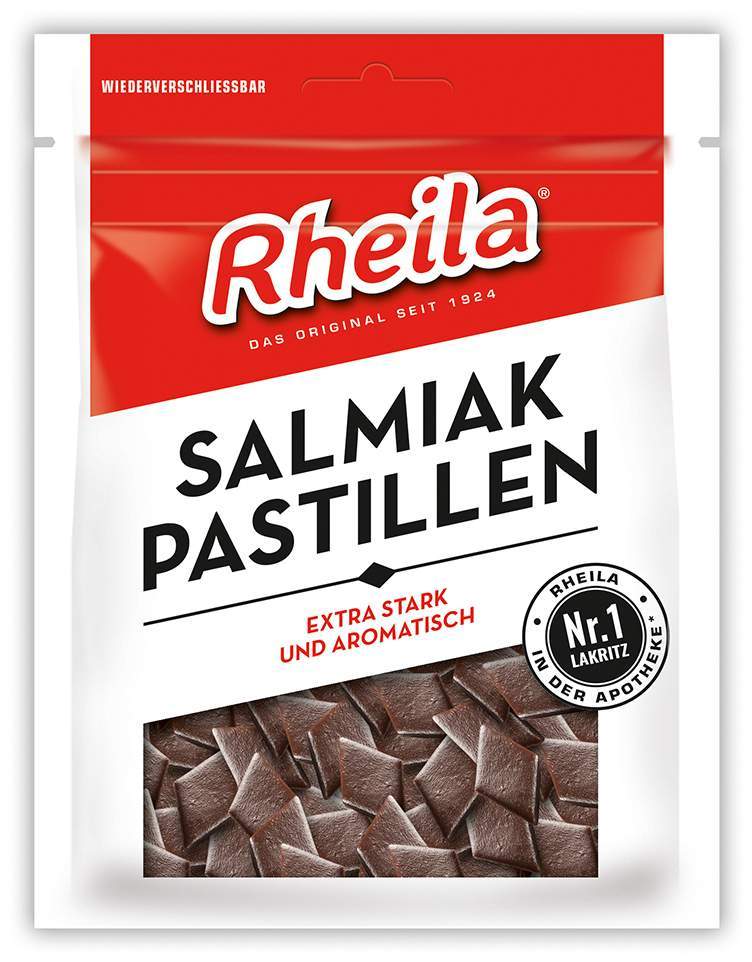 Rheila Salmiak Pastillen Mit Zucker 90 G