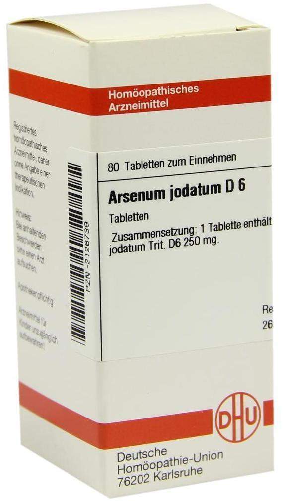 Dhu Arsenum Jodatum D6 80 Tabletten