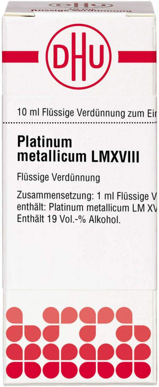 Dhu Platinum Metallicum Lmxviii Dilution 10 ml