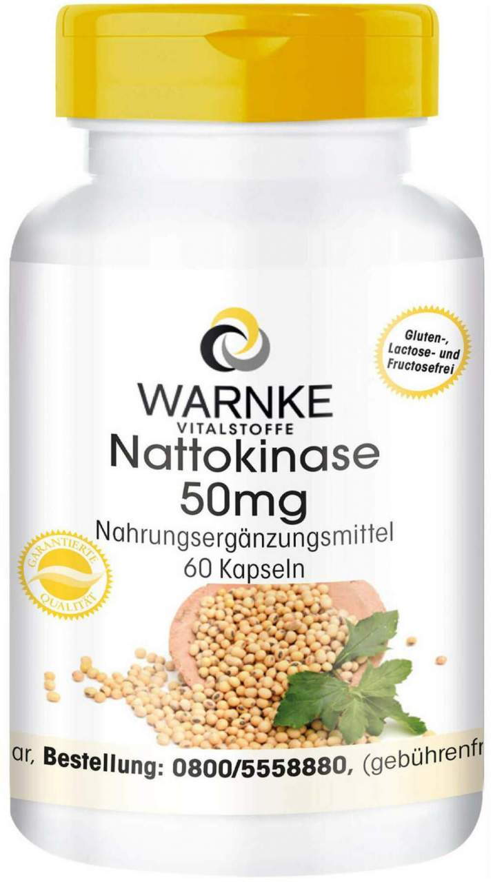 Nattokinase 50 mg Kapseln 60 Stück