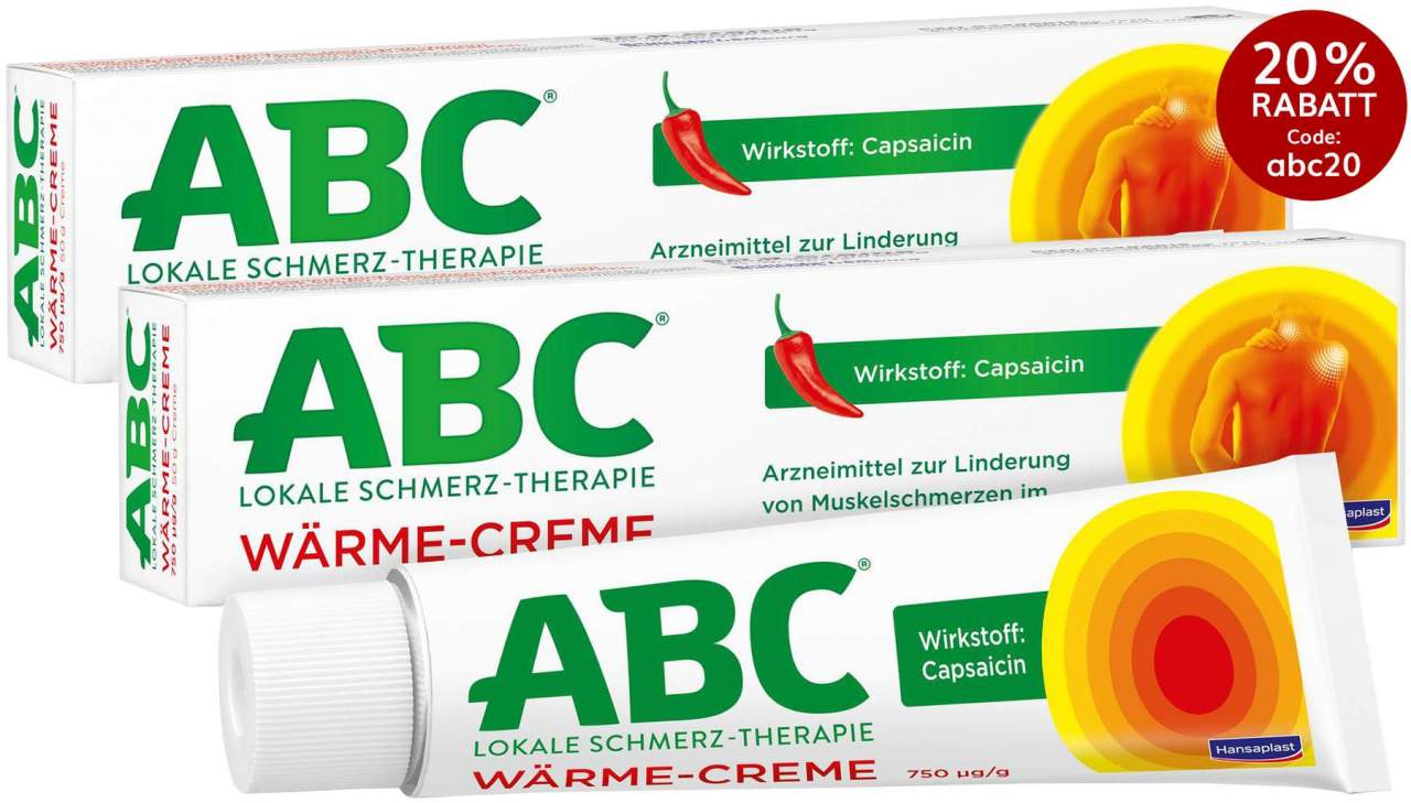 Hansaplast med ABC 2 x 50 g Wärme-Creme