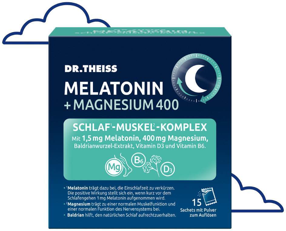 Dr.Theiss Melatonin + Magnesium Schlaf-Komplex 15 Stück